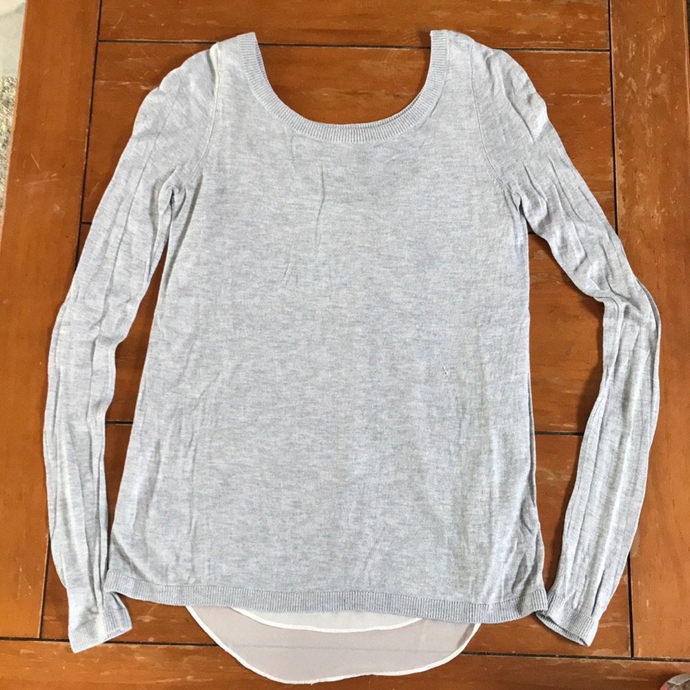 Gray sweater